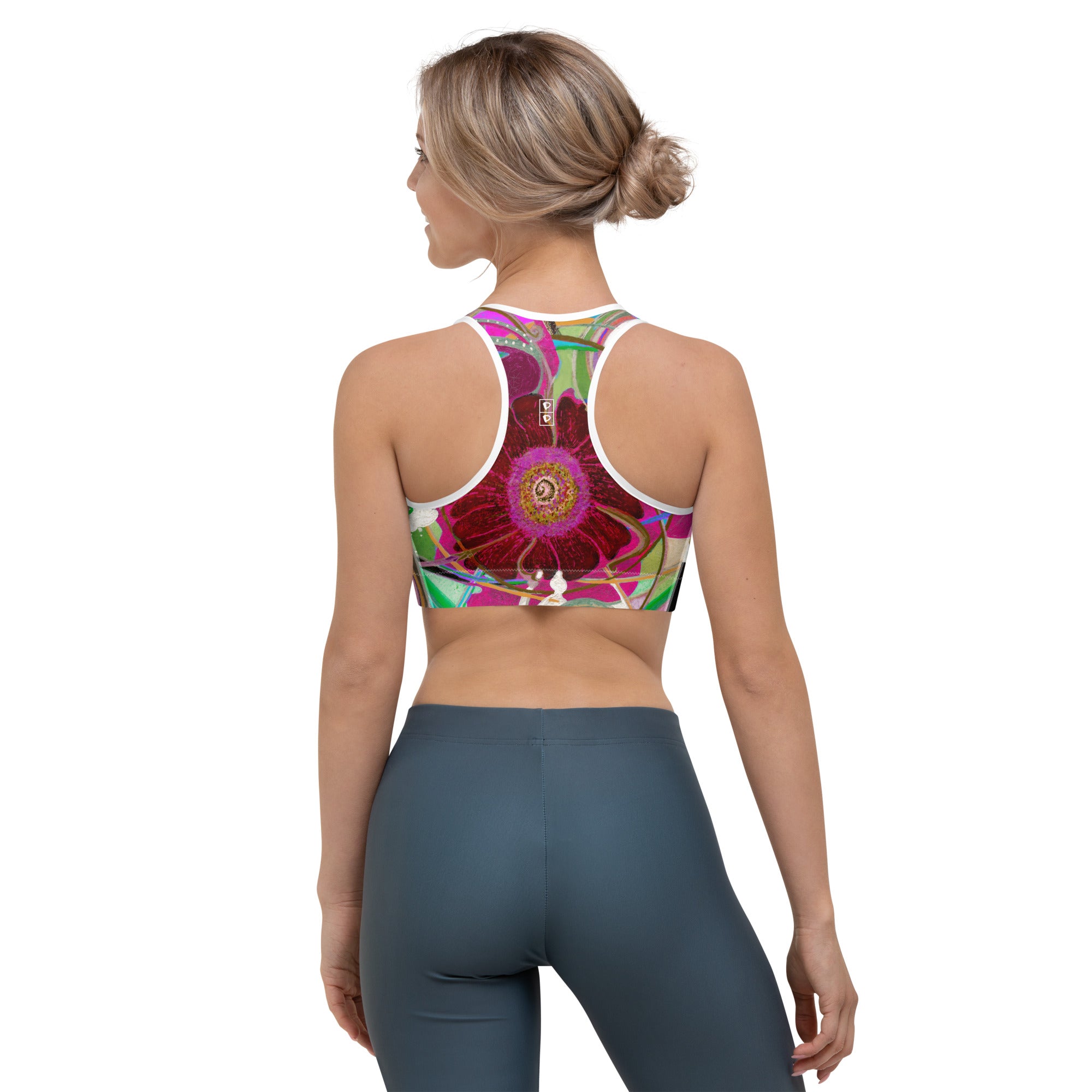 Nicole's Abstract III | Women's Fine Art Sports Bra