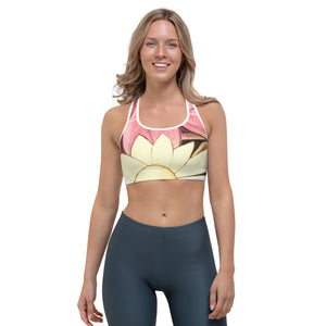 Flower Abstract | Women's Fine Art Sports Bra