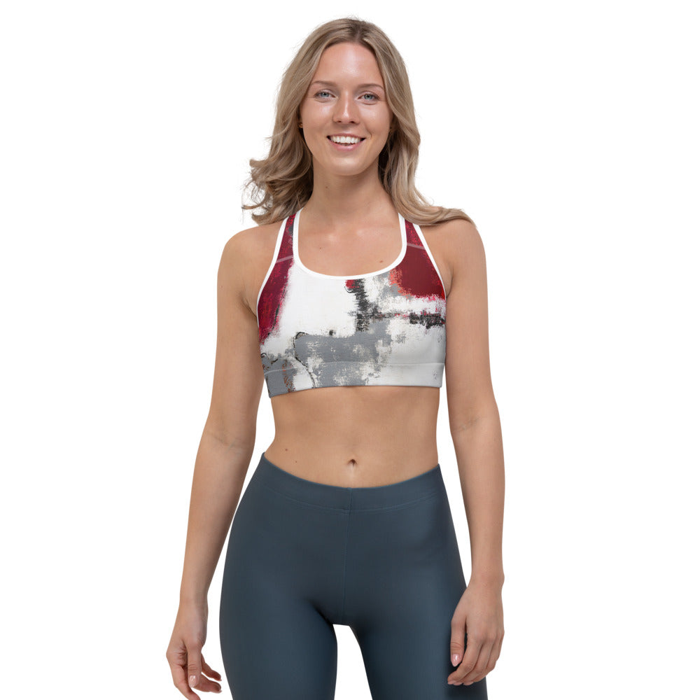 Abstract Woman | Women's Fine Art Sports Bra