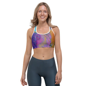 "Heart of Color Raw Sienna" Sports Bra - Spring Edition