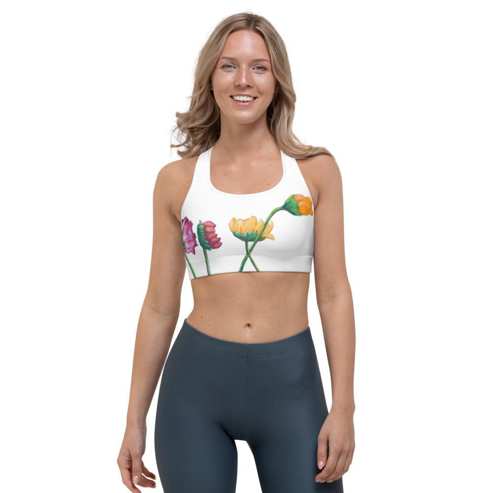Flower Series | Women's Fine Art Sports Bra