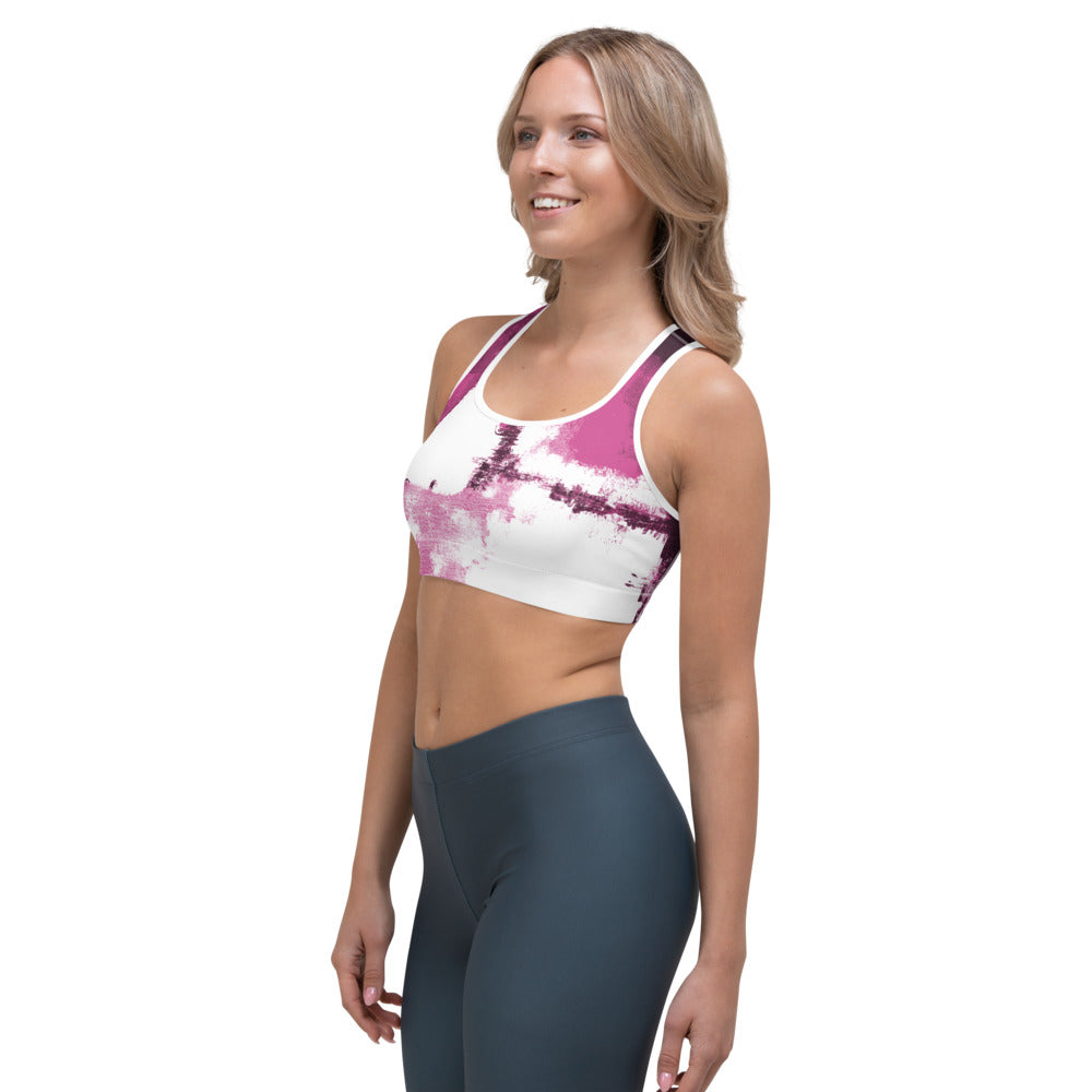 Abstract Woman | Women's Fine Art Sports Bra