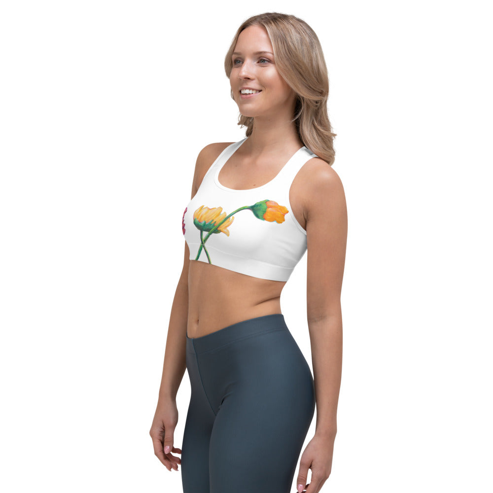 Flower Series | Women's Fine Art Sports Bra