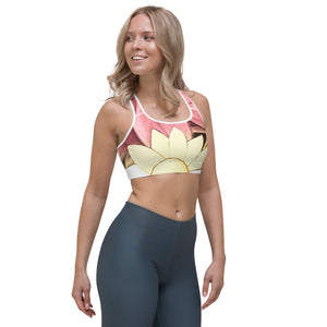 Flower Abstract | Women's Fine Art Sports Bra