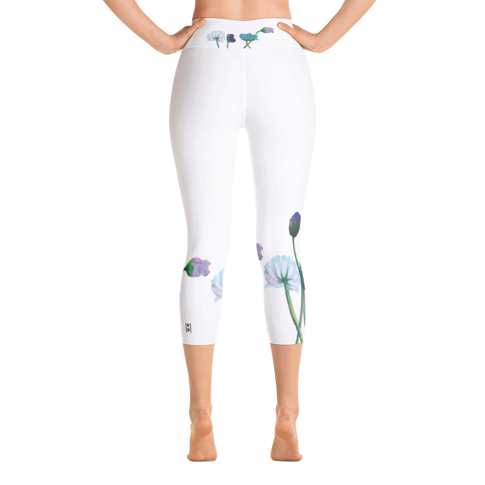 Flower Series | Women's Fine Art High-Waist Capris
