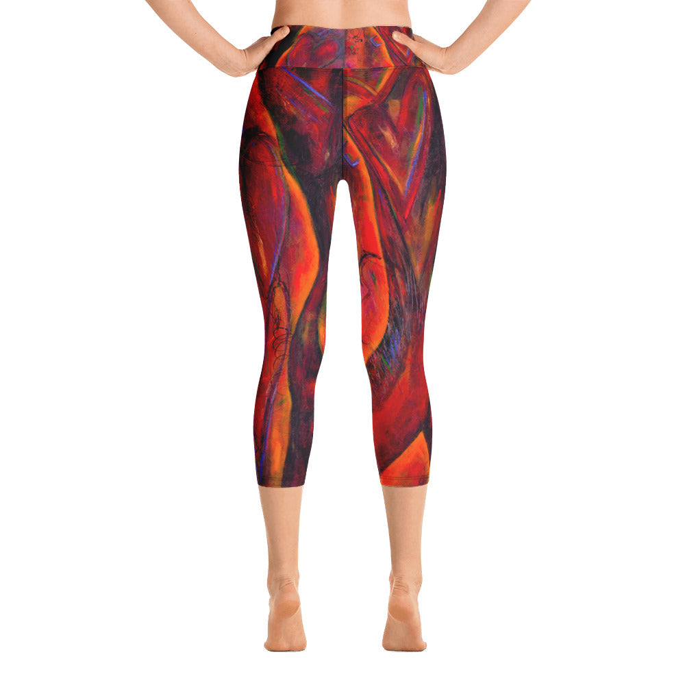 Hope You Dance | Women's Fine Art High-Waist Capris