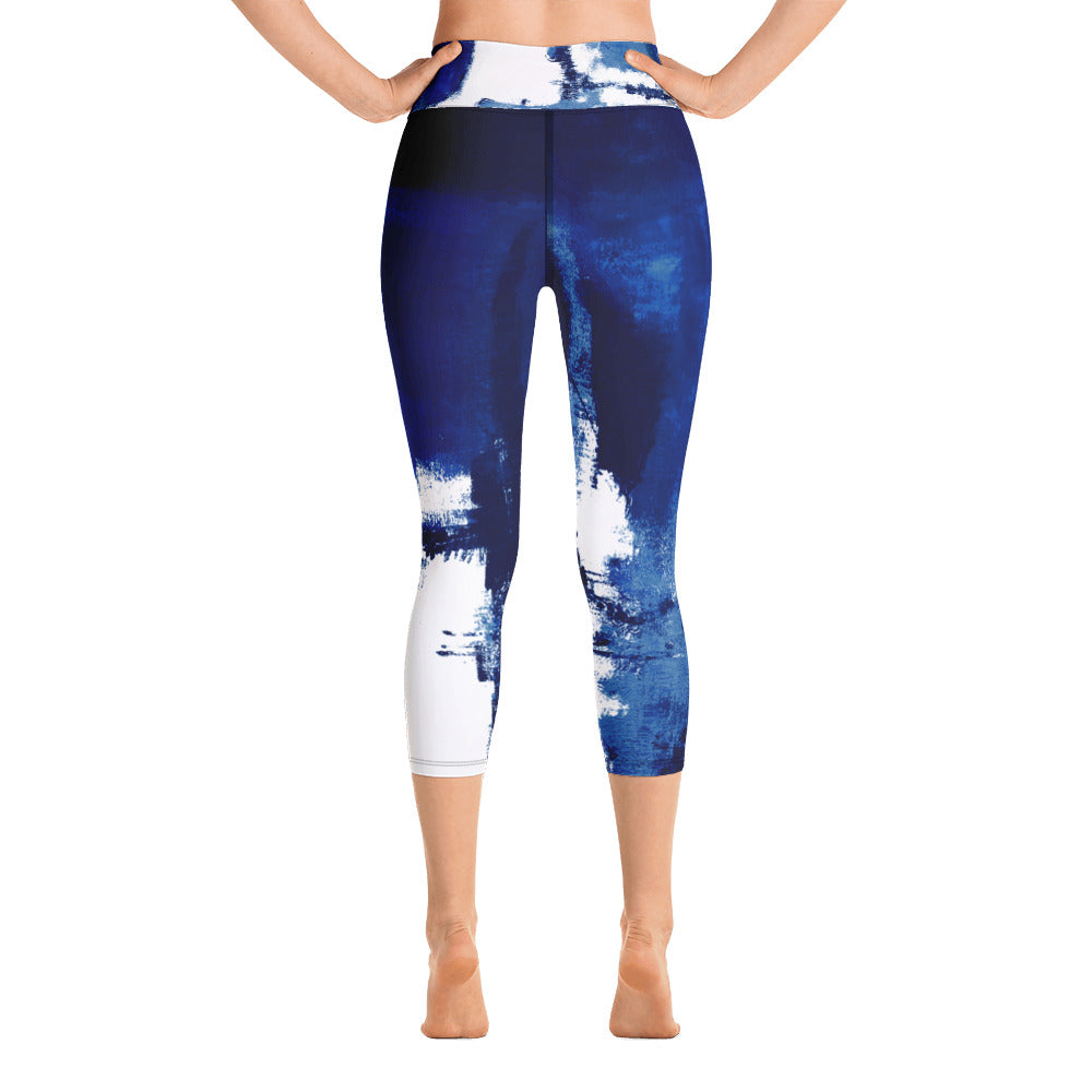 Abstract Woman | Women's Fine Art High-Waist Capris
