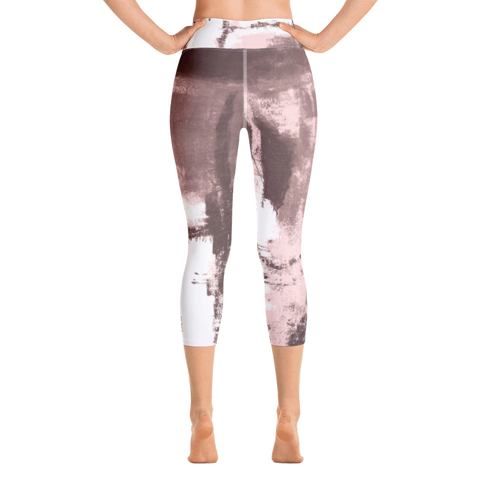 Abstract Woman | Women's Fine Art High-Waist Capris
