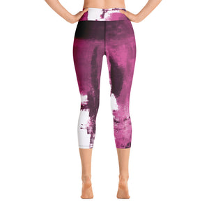 Abstract Woman | Women's Fine Art High-Waist Capris