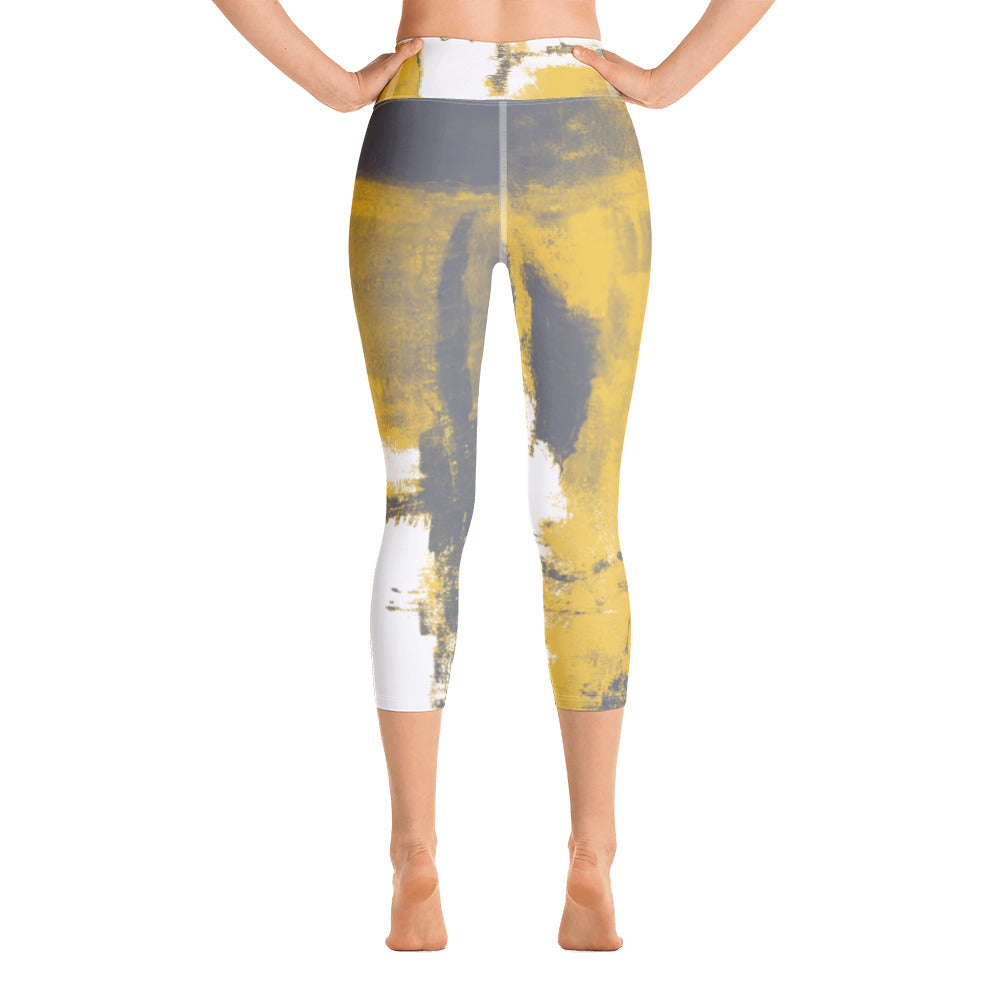 Abstract Woman | Women's Fine Art High-Waist Capris