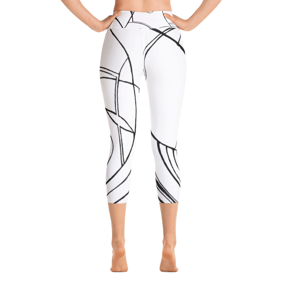 Nicole's Sketch | Women's Fine Art High-Waist Capris
