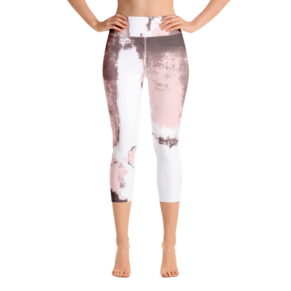 Abstract Woman | Women's Fine Art High-Waist Capris