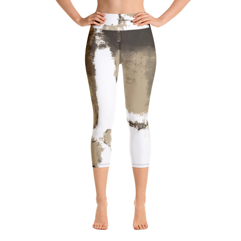 Abstract Woman | Women's Fine Art High-Waist Capris