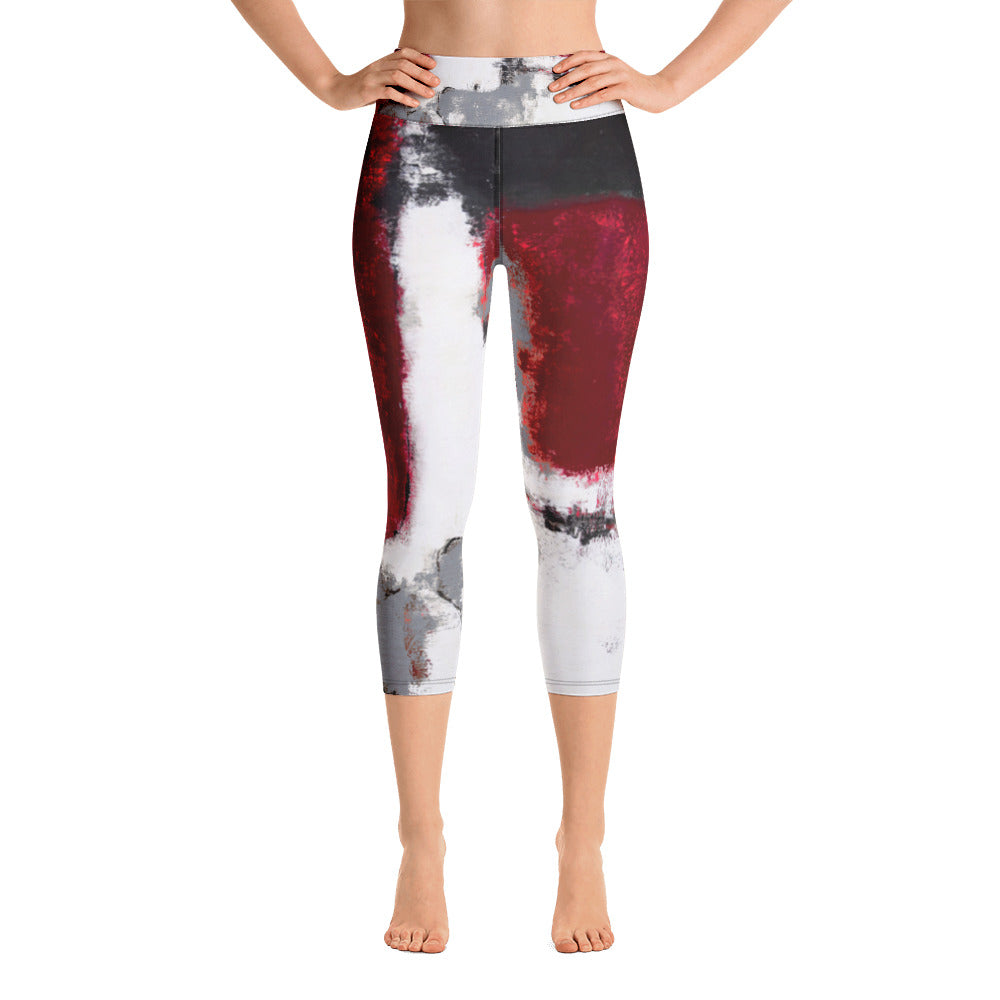 Abstract Woman | Women's Fine Art High-Waist Capris