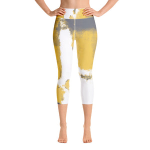 Abstract Woman | Women's Fine Art High-Waist Capris