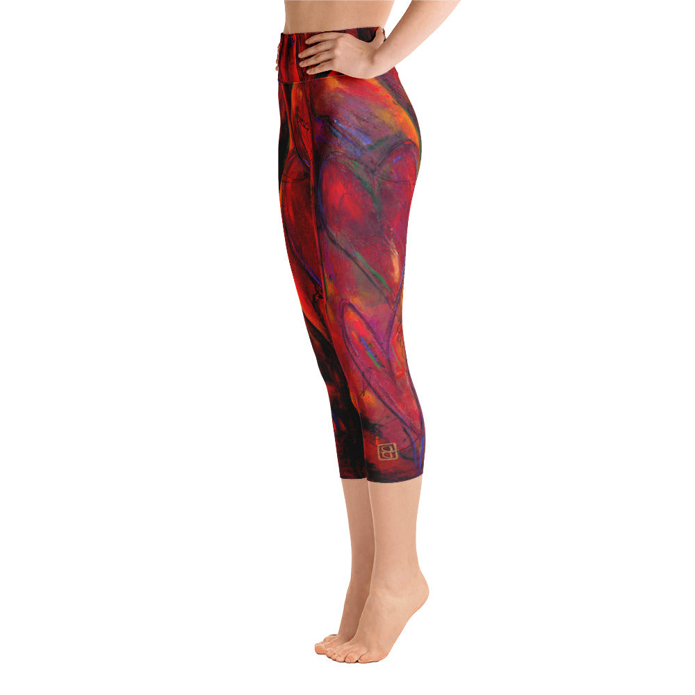 Hope You Dance | Women's Fine Art High-Waist Capris
