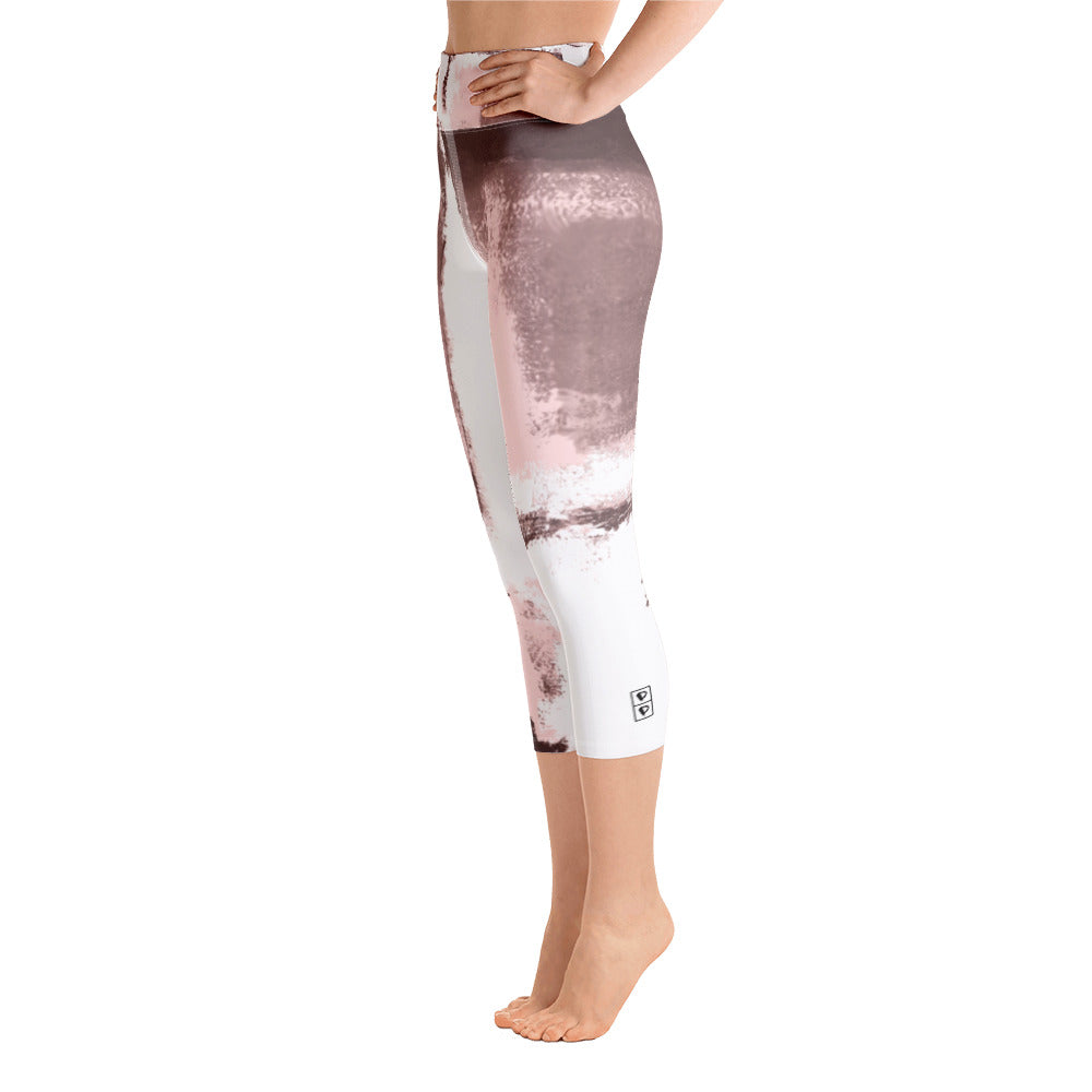 Abstract Woman | Women's Fine Art High-Waist Capris