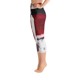 Abstract Woman | Women's Fine Art High-Waist Capris