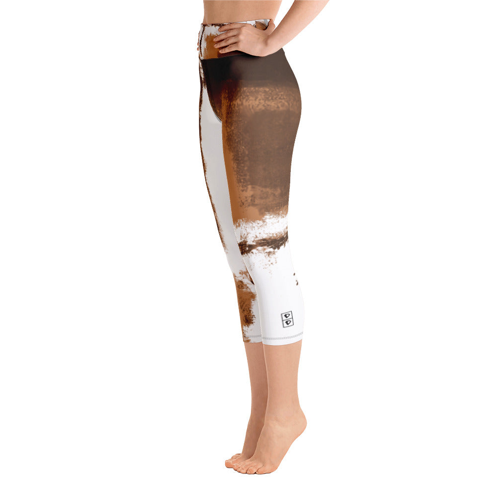 Abstract Woman | Women's Fine Art High-Waist Capris