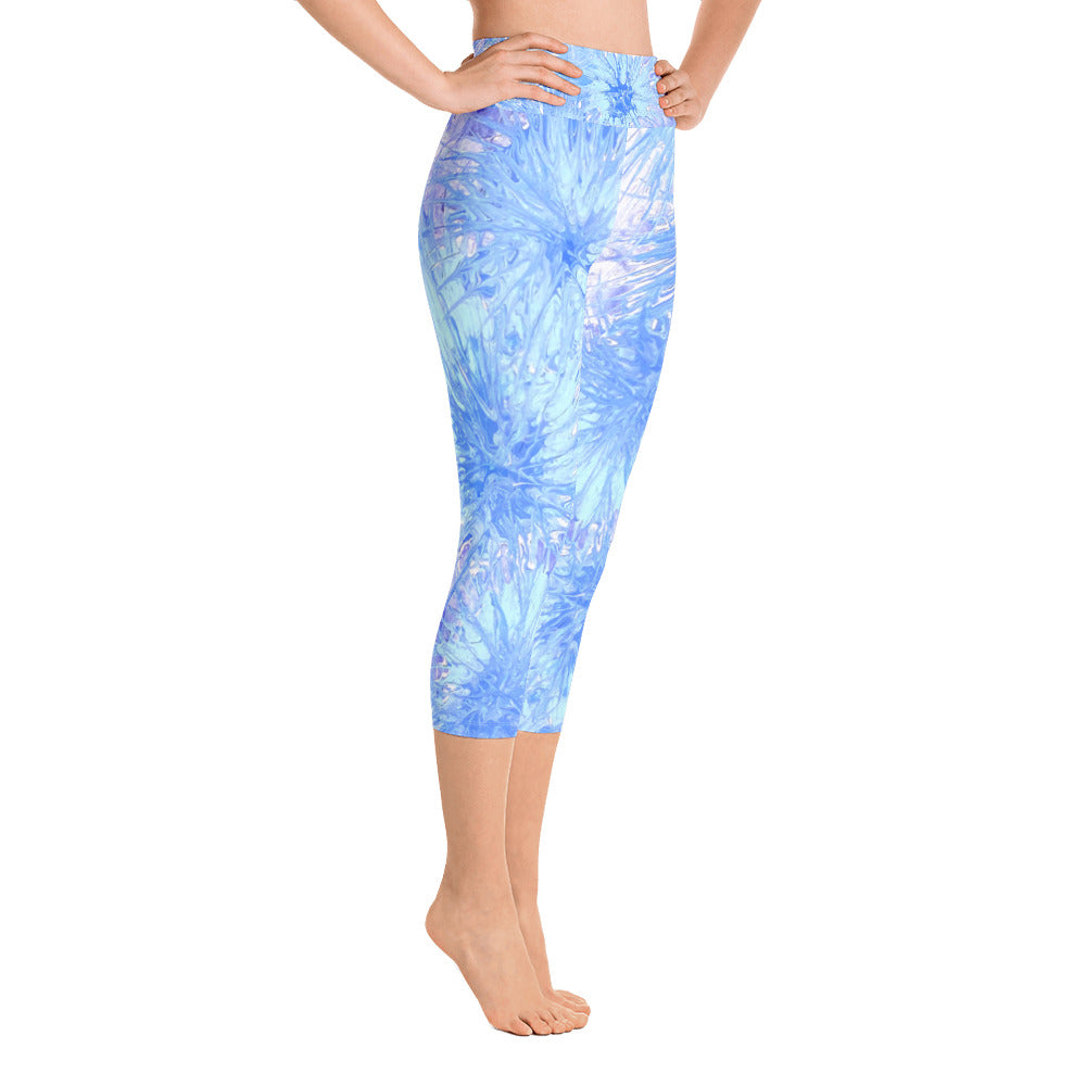 Splatter | Women's Fine Art High-Waist Capris