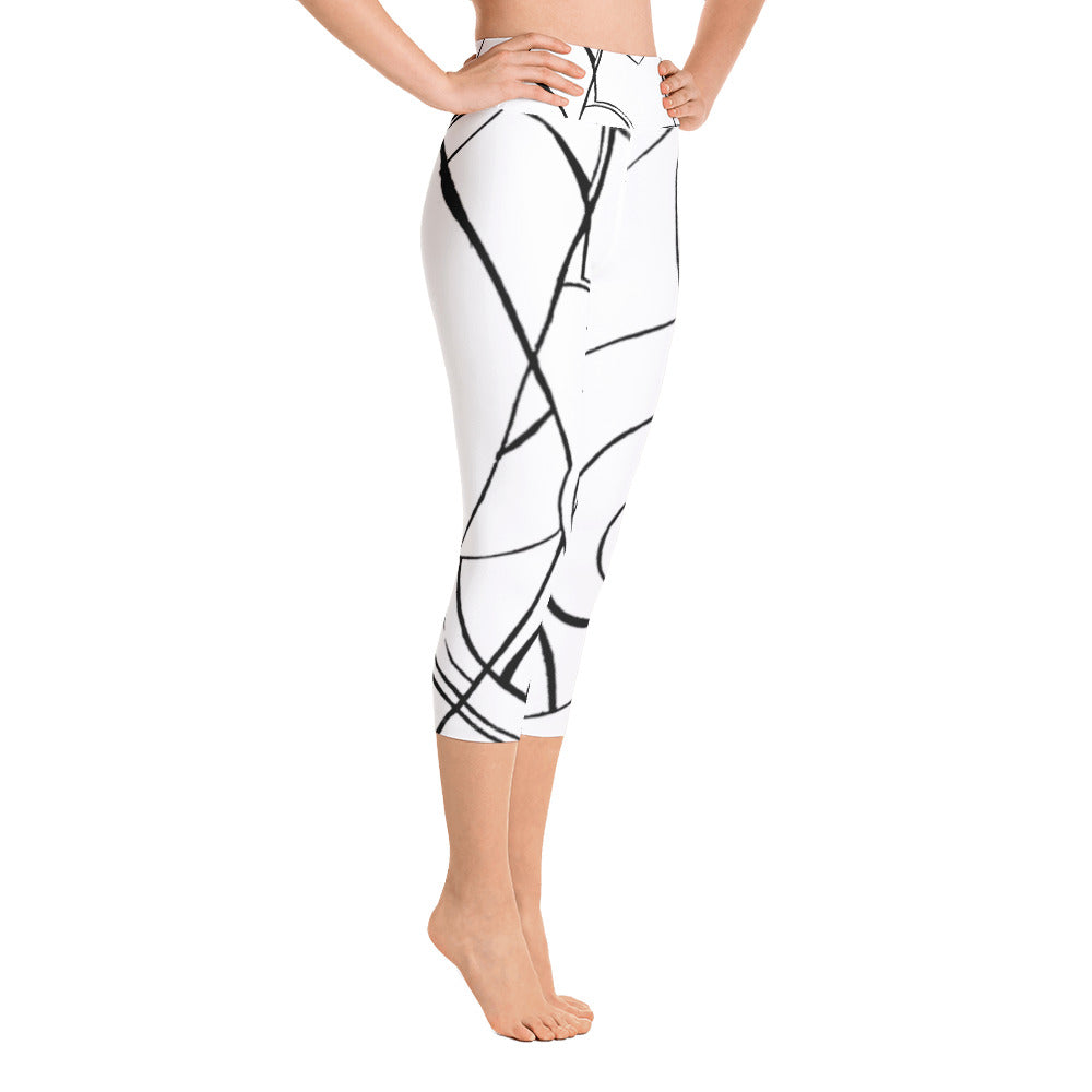 Nicole's Sketch | Women's Fine Art High-Waist Capris