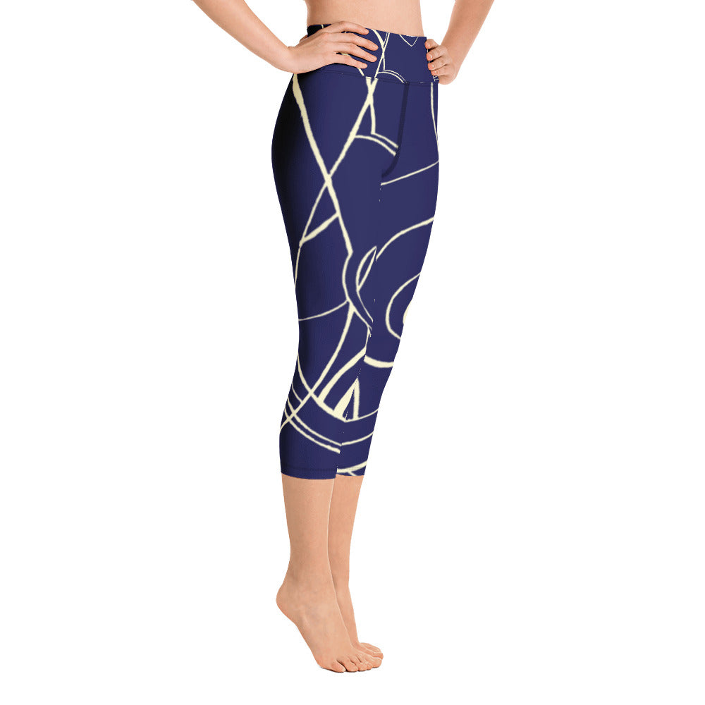 Nicole's Sketch | Women's Fine Art High-Waist Capris