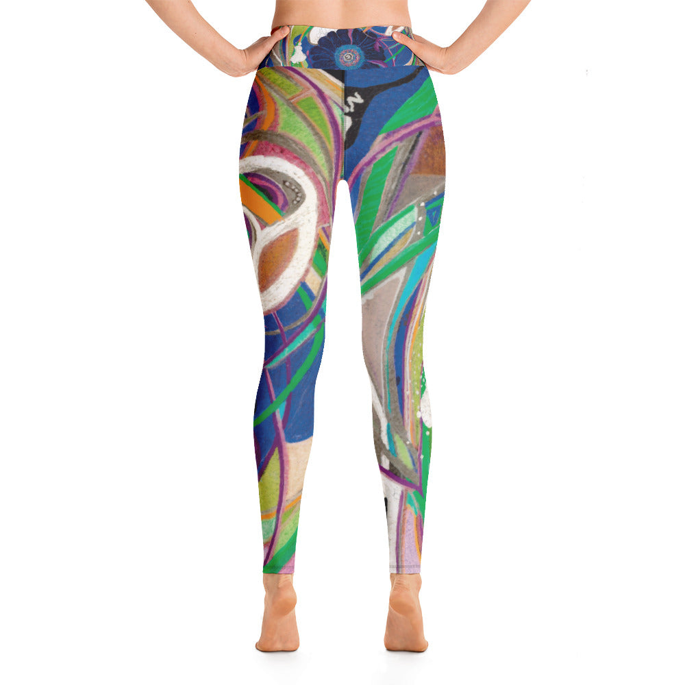 Nicole's Abstracts | Women's Fine Art High-Waist Leggings