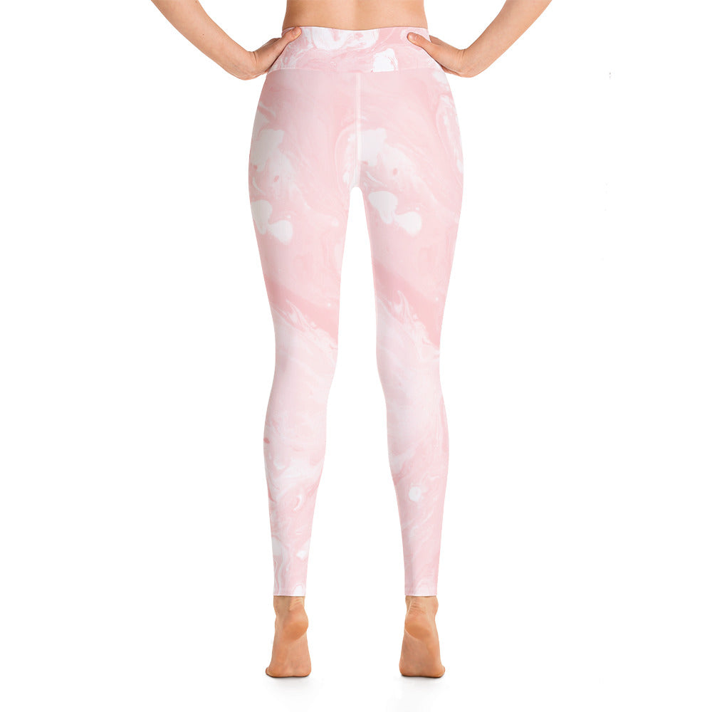 Fluid Pastel | Women's Fine Art High-Waist Leggings