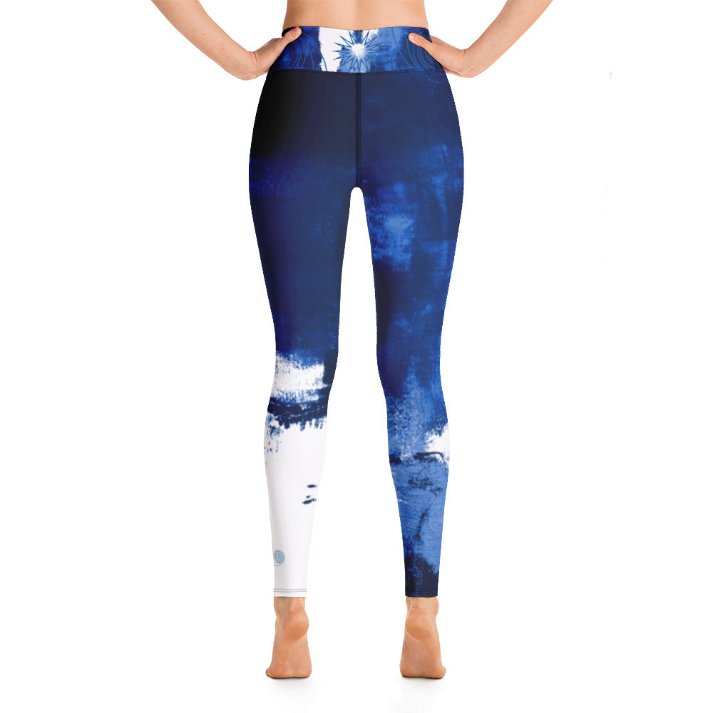 New College Abstract Woman | Women's Fine Art High-Waist Leggings