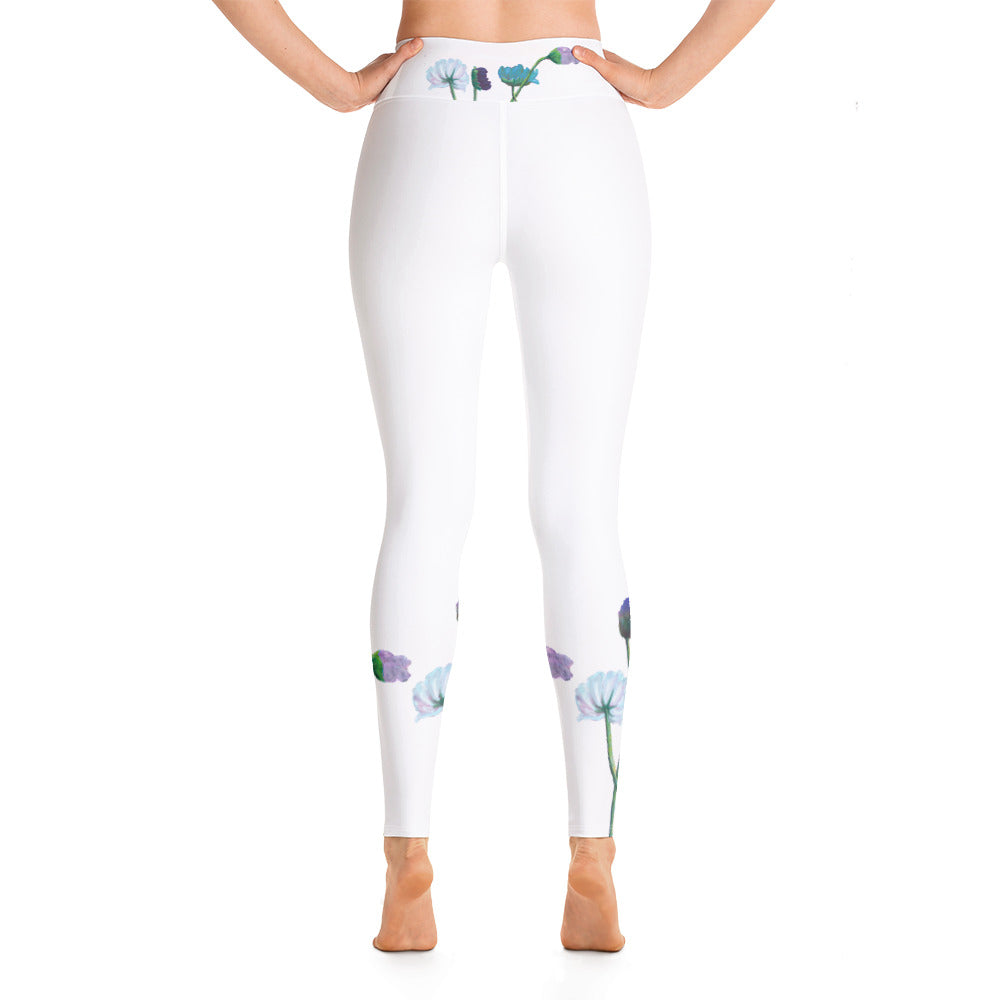 Flower Series | Women's Fine Art High-Waist Leggings