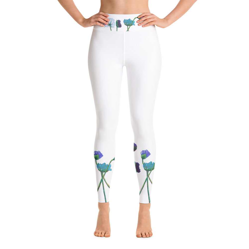 Flower Series | Women's Fine Art High-Waist Leggings