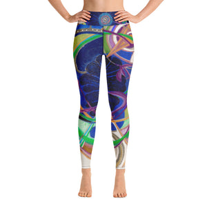 Nicole's Abstract III | Women's Fine Art High-Waist Leggings