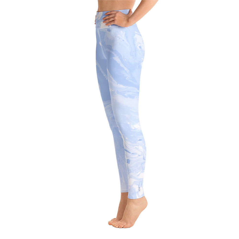 Fluid Pastel | Women's Fine Art High-Waist Leggings