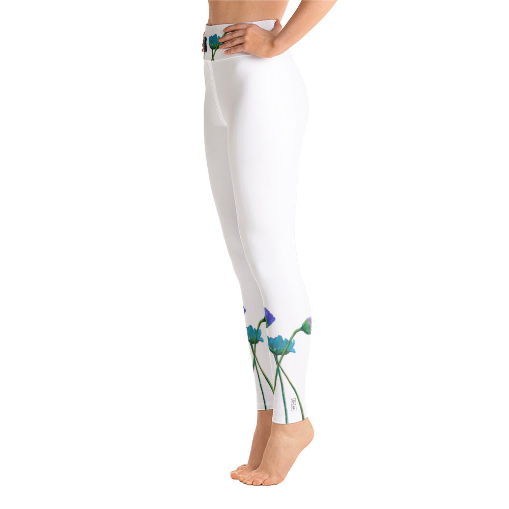 Flower Series | Women's Fine Art High-Waist Leggings