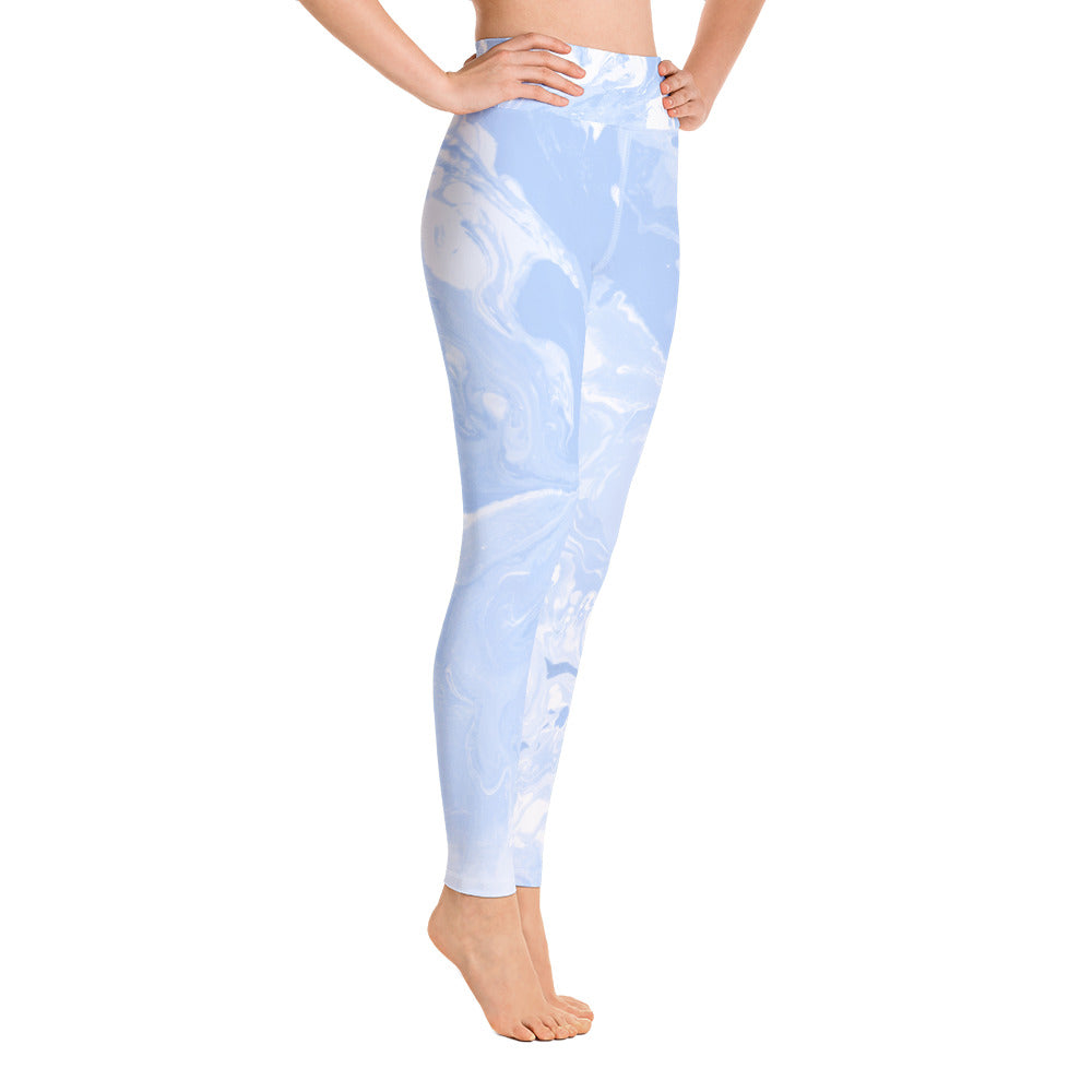 Fluid Pastel | Women's Fine Art High-Waist Leggings