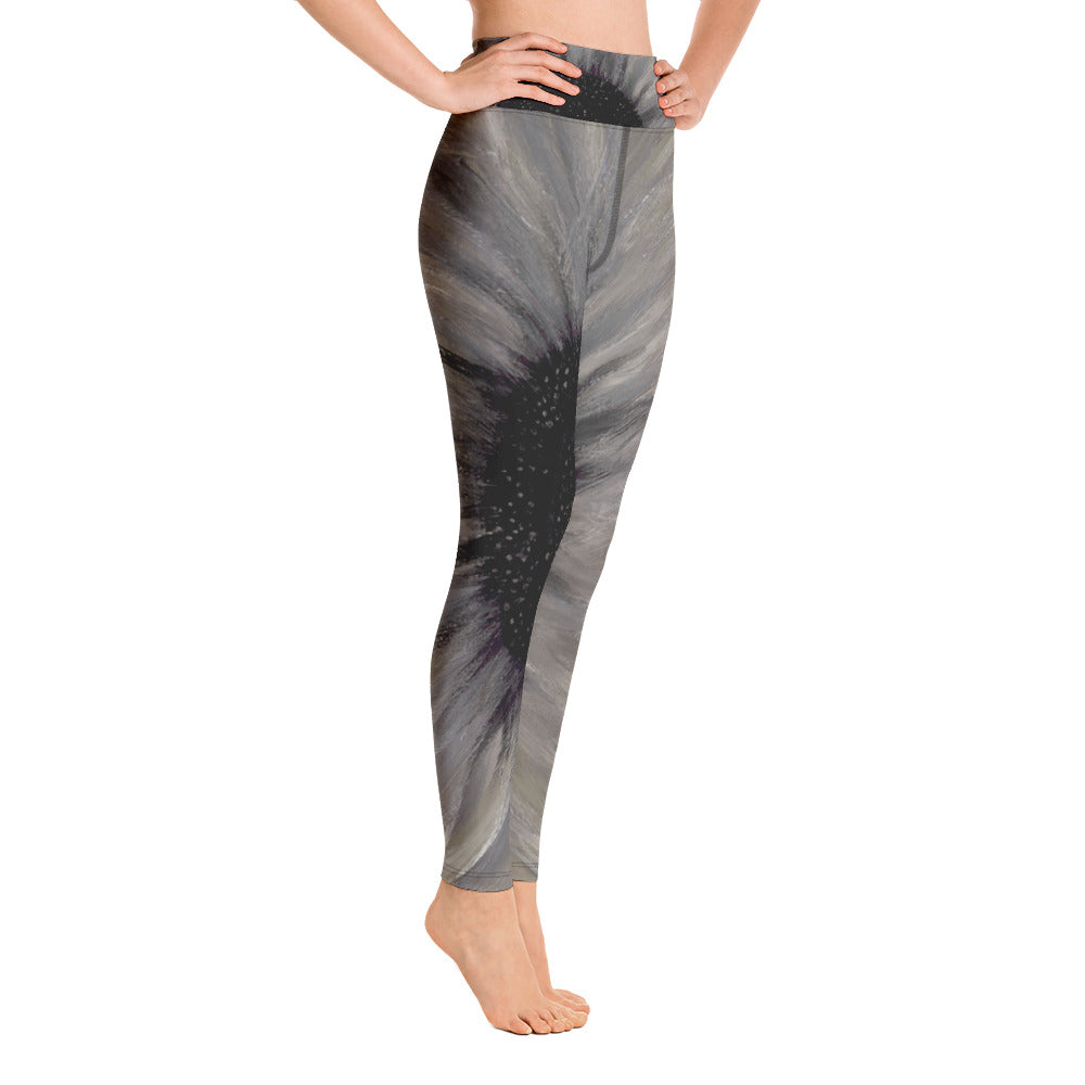 Big Sunflower | Women's Fine Art High-Waist Leggings