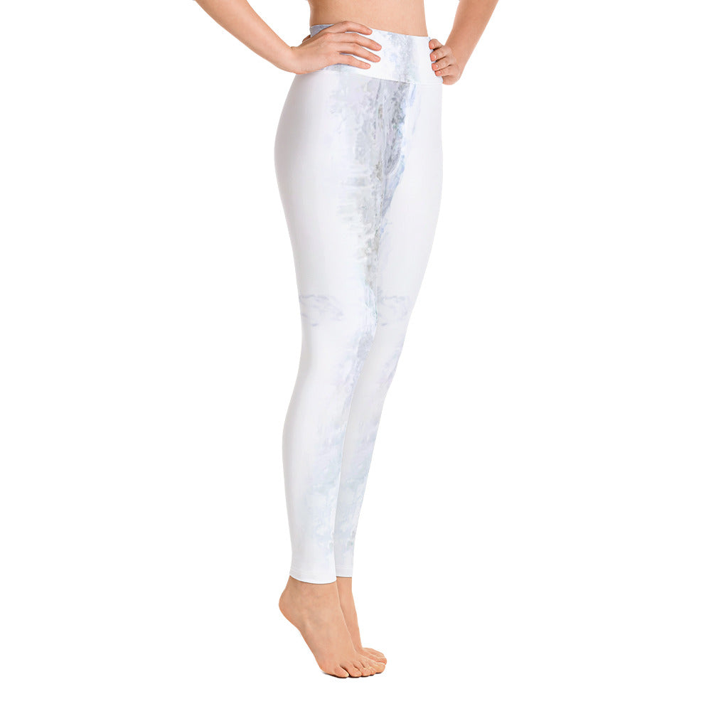 Grey Abstract - Spring Edition | Women's Fine Art High-Waist Leggings