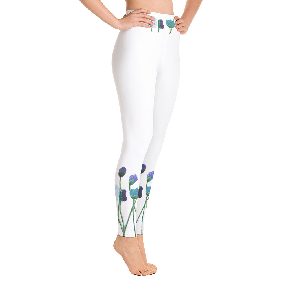 Flower Series | Women's Fine Art High-Waist Leggings