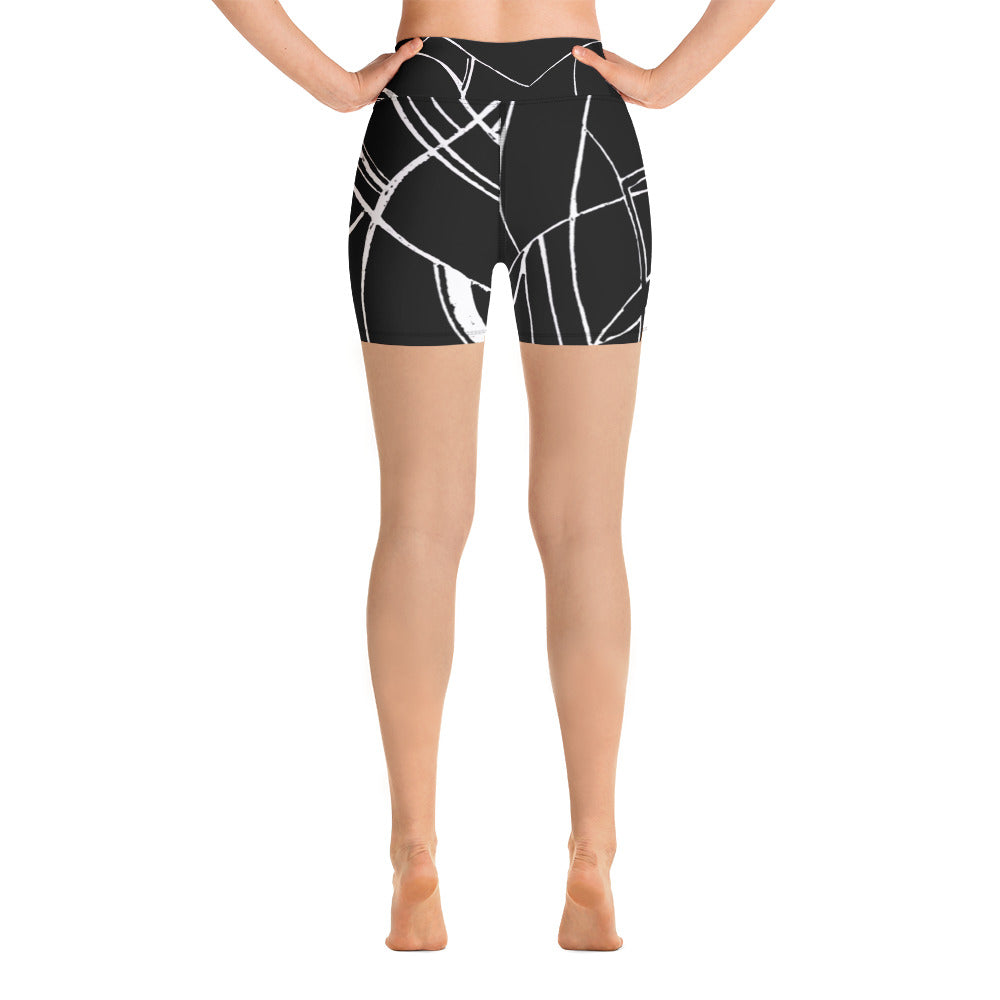"Nicole's Sketch" Yoga Shorts