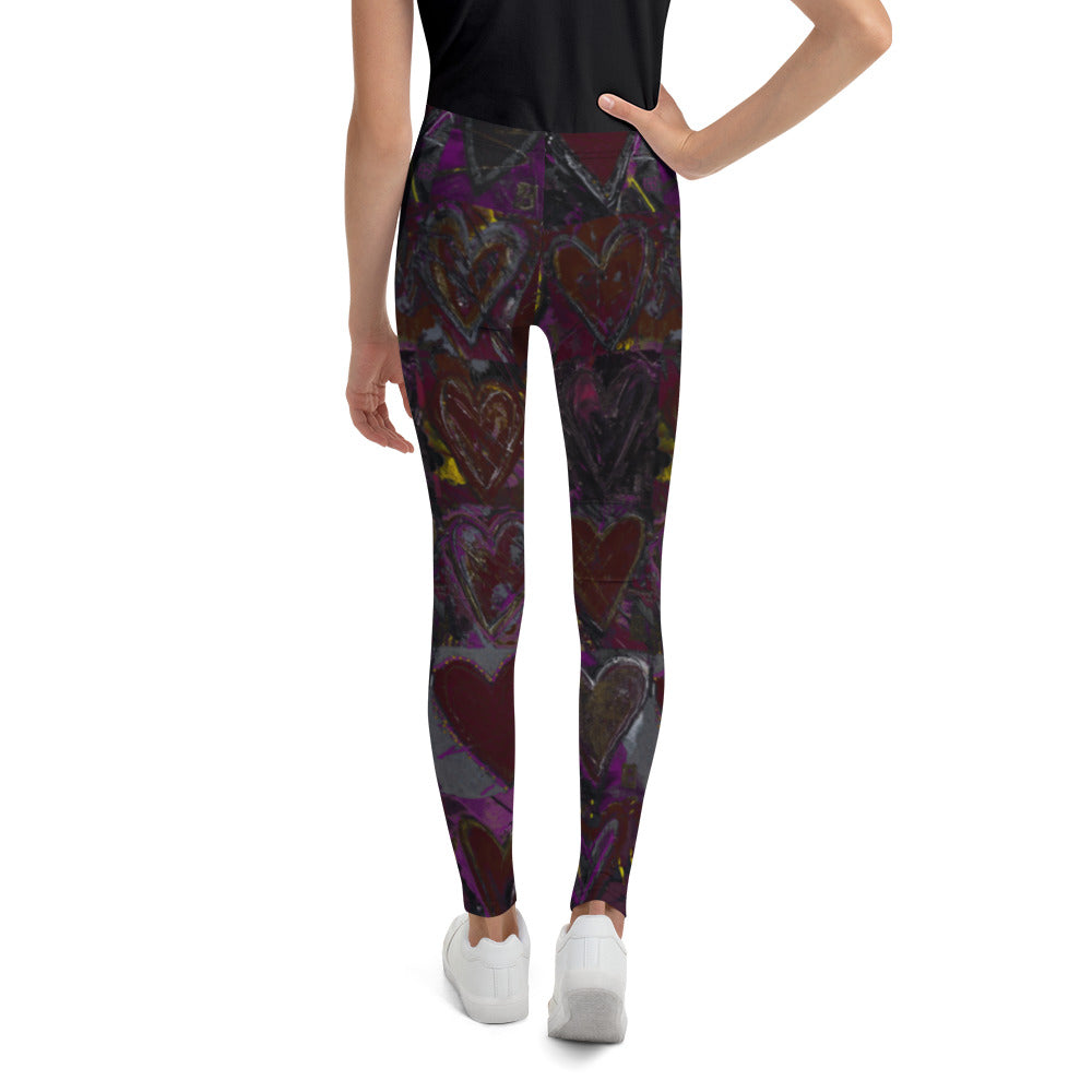 "Hearts without Borders" Kid's Leggings
