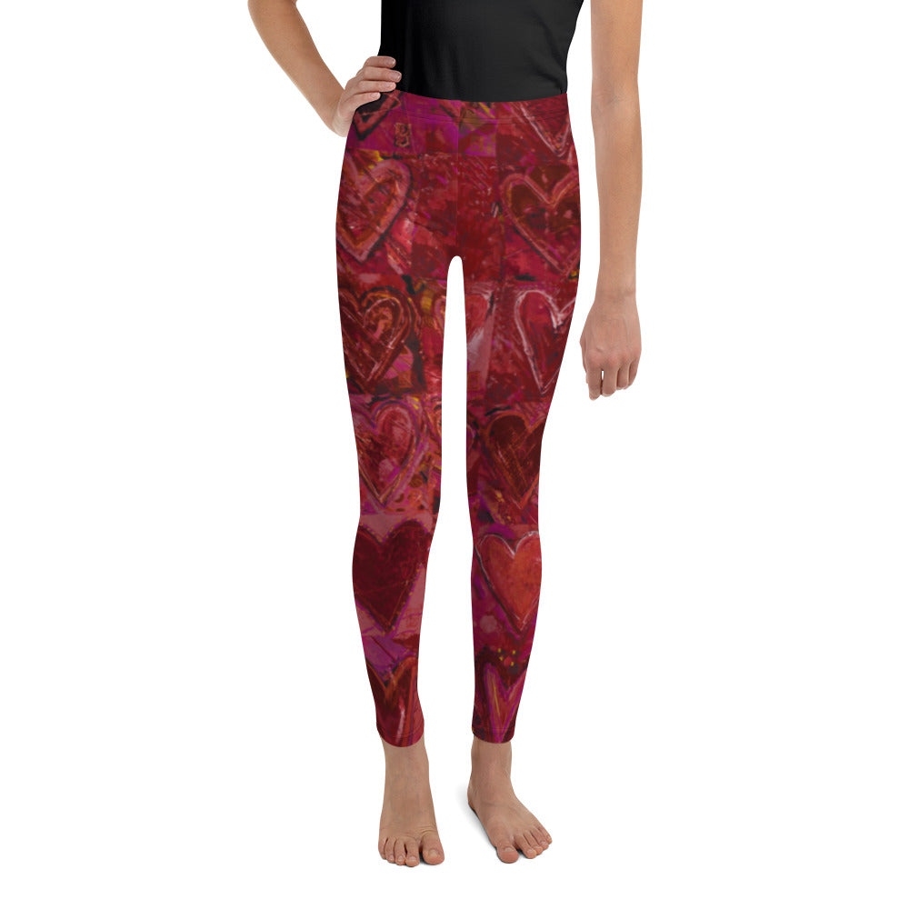 "Hearts without Borders" Kid's Leggings