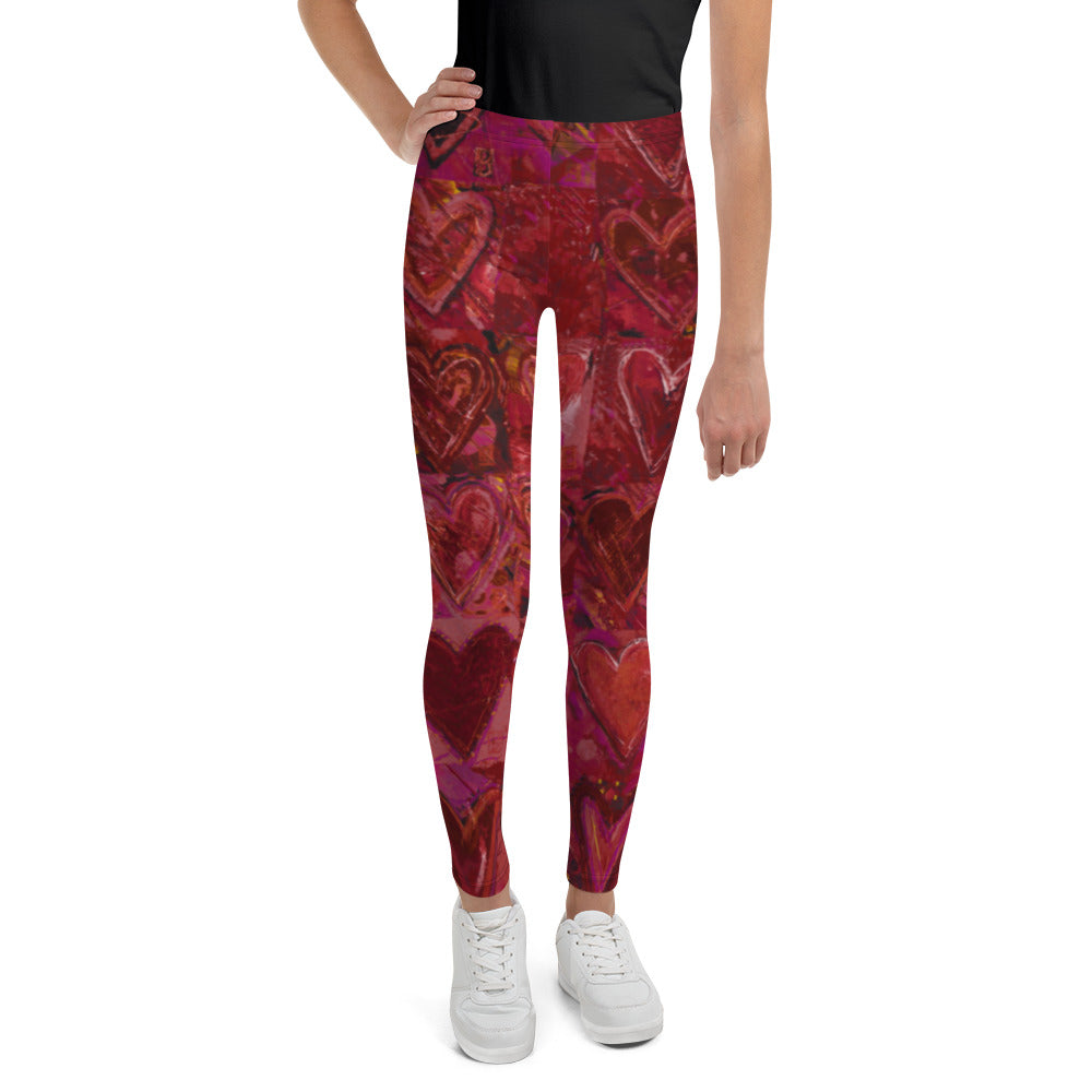 "Hearts without Borders" Kid's Leggings