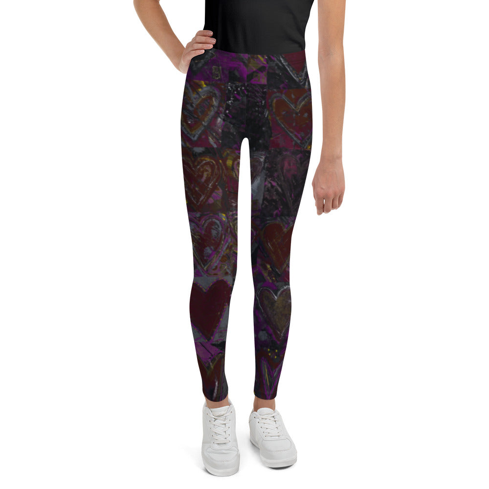 "Hearts without Borders" Kid's Leggings