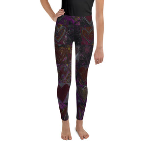 "Hearts without Borders" Kid's Leggings