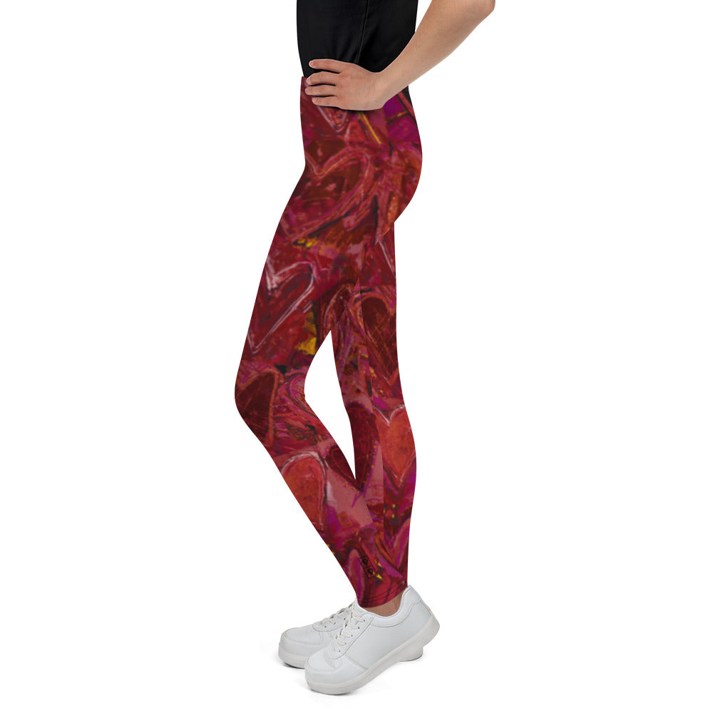 "Hearts without Borders" Kid's Leggings