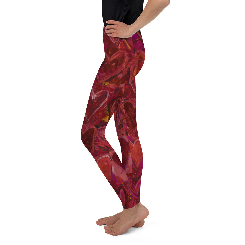 "Hearts without Borders" Kid's Leggings