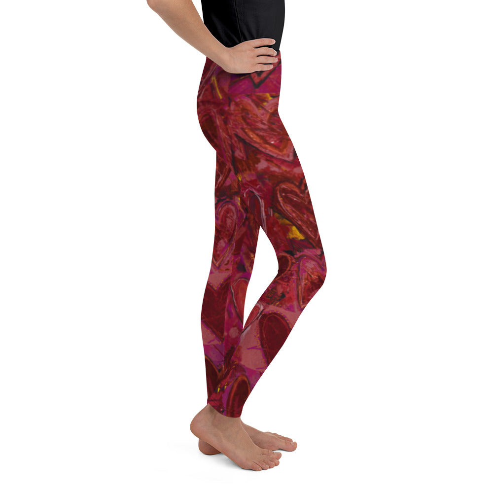 "Hearts without Borders" Kid's Leggings