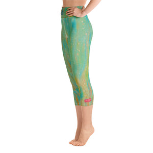 Butterfly to Angel Wings Tidewell | Women's Fine Art High-Waist Capris